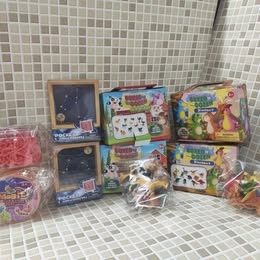  盒裝動物/恐龍模型套裝 /掌上星座迷宮遊戲盒. / 隱形線神奇毛毛蟲