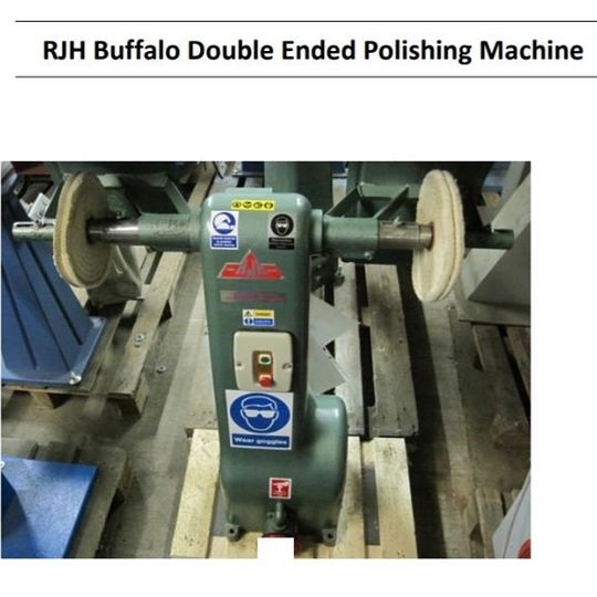 英國雙頭拋光機  Double-ended Polishing Machine  RJH Buffalo B01