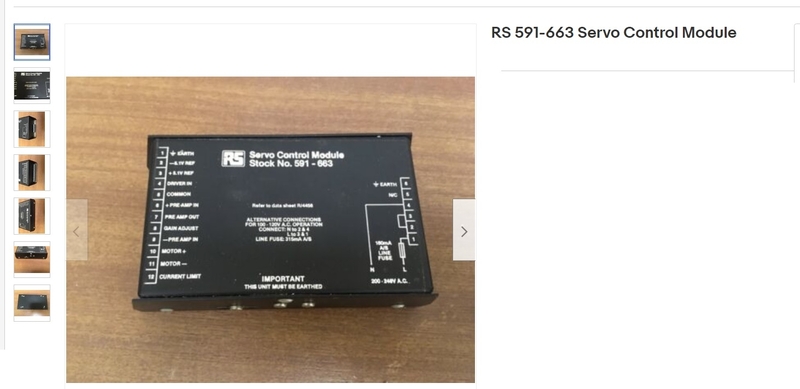 RS 591-663 Servo Control Module