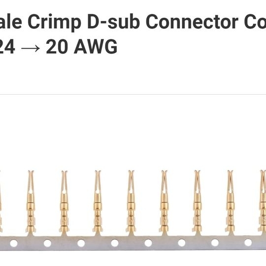 10s x D-sub Connector Contact,